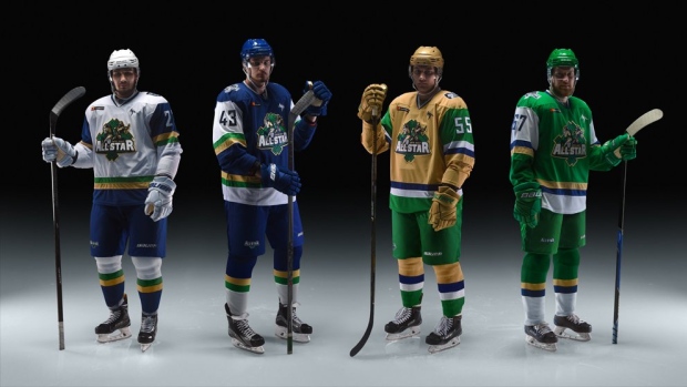 KHL All-Star uniforms