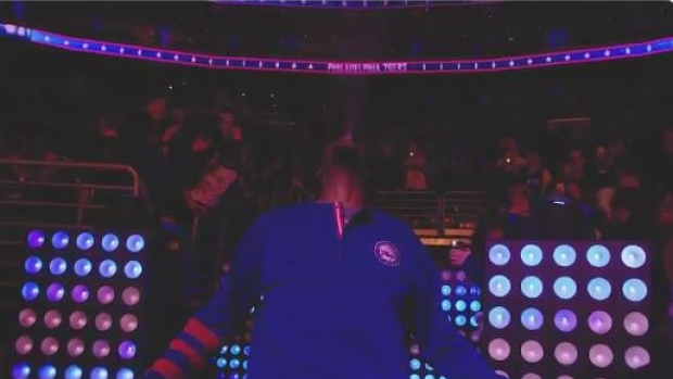 Embiid embraces his inner Triple H