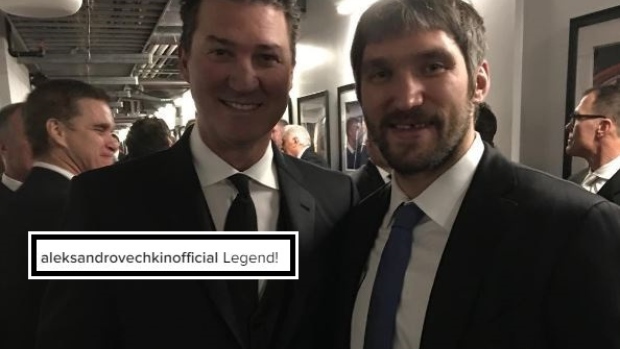 Alexander Ovechkin and Mario Lemieux