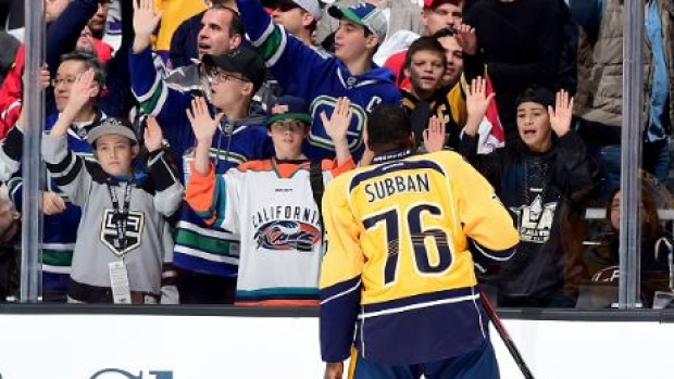 P.K. Subban during the skills competition