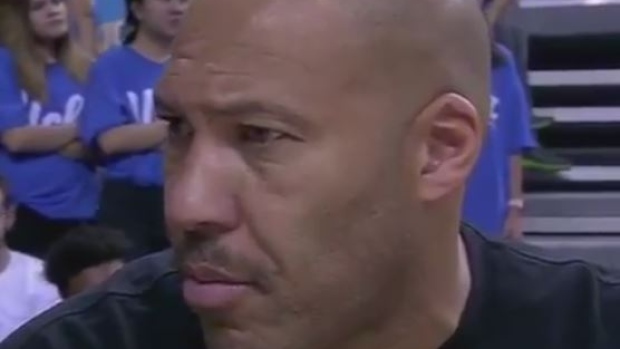 LaVar Ball claimed his son Lonzo will be better than Steph Curry during a live broadcast.