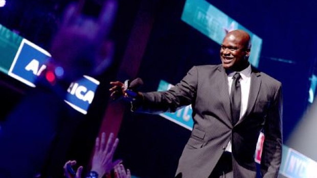 TNT's Shaquille O'Neal during All-Star Game festivities