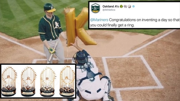 Seattle Mariners and Oakland Athletics Twitter battle