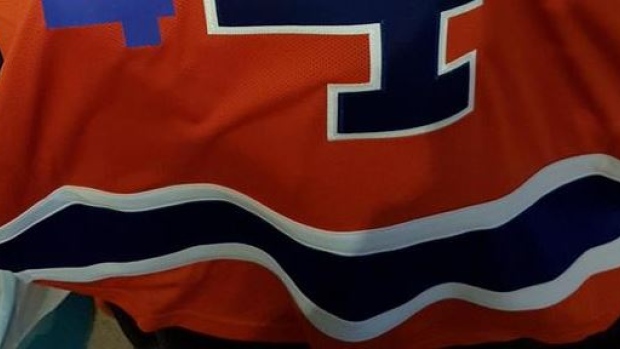 A fan attempted to convert their old Taylor Hall sweater into a Zack Kassian jersey.