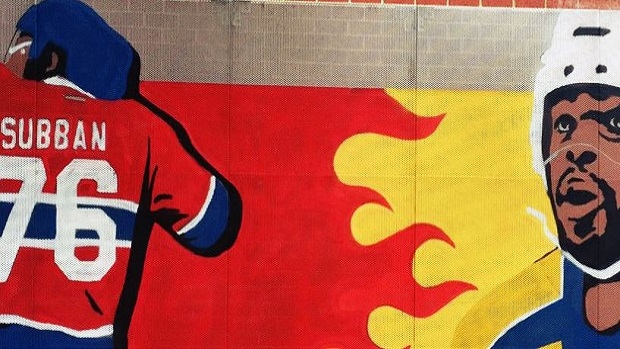 P.K. Subban mural in Montreal