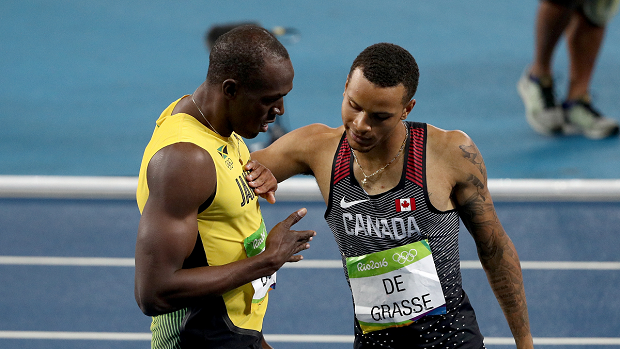 Usain Bolt & Andre De Grasse