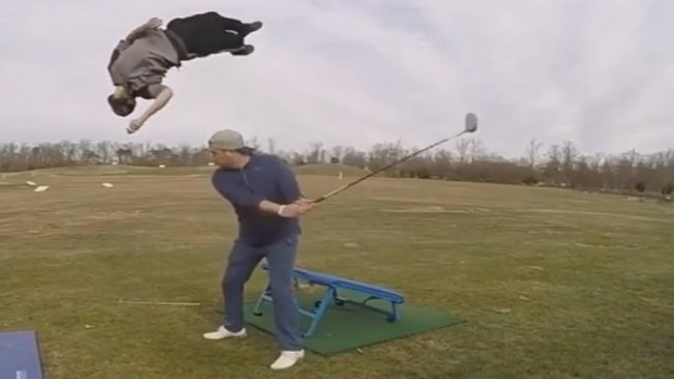 Golf trick shot