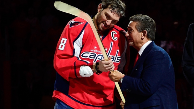 Alex Ovechkin and Ted Leonsis
