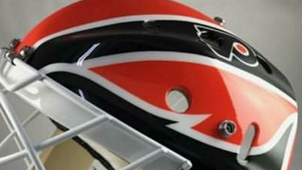 Brian Elliot's new Philadelphia Flyers mask.