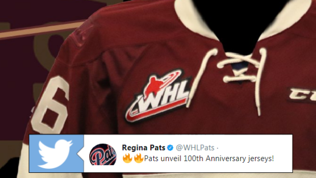 The Regina Pats unveiled their 100th anniversary sweater ahead of their home opener.