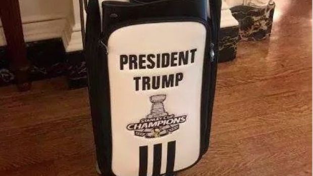 Donald Trump golf bag