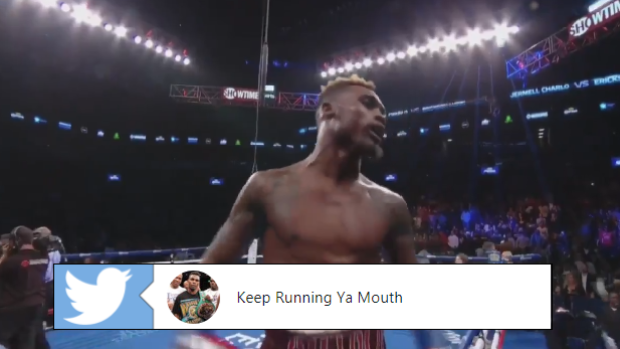 Jermell Charlo after knocking out Erickson Lubin.