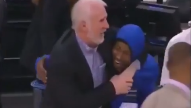 Gregg Popovich and Terrence Ross