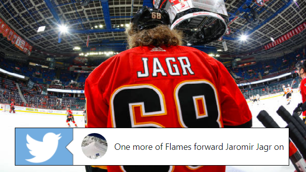 Jaromir Jagr of the Calgary Flames.