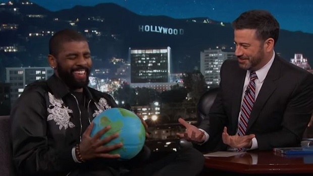Kyrie Irving and Jimmy Kimmel