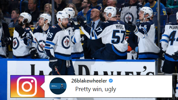 The Winnipeg Jets wore some interesting outfits ahead of their game against the St. Louis Blues.