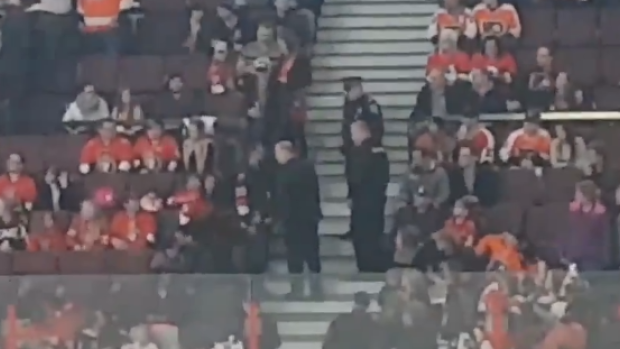 Sens security and police officers