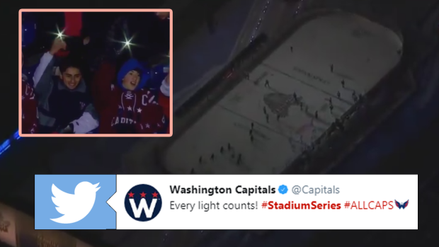 Lights go out for Maple Leafs, Capitals Stadium Series game 