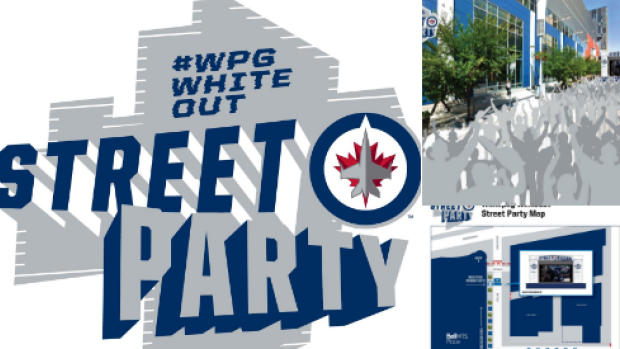Winnipeg Jets street party