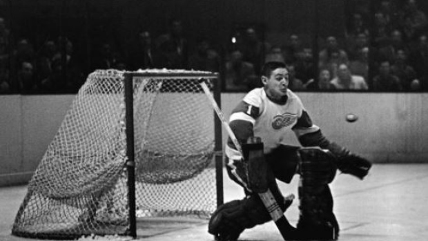 Terry Sawchuk's relic graces the Manitoba Sports Hall of Fame & Museum