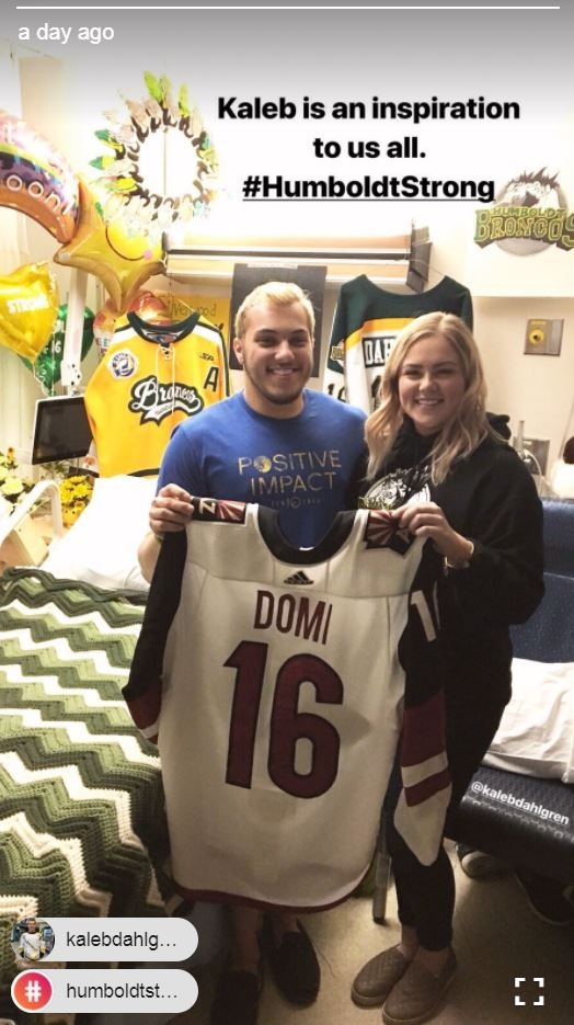 Domi aims to inspire hockey players with Type 1 diabetes
