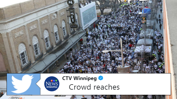 This Matthew McConaughey sign from Winnipeg's Whiteout might be