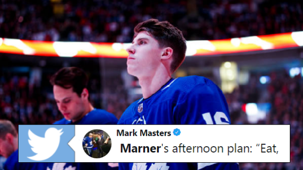 Toronto Maple Leafs forward Mitch Marner.