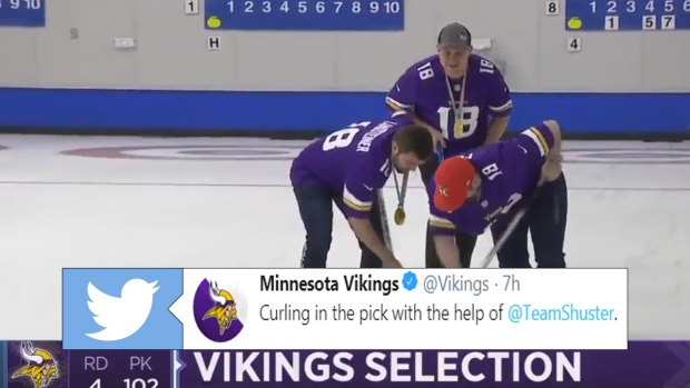 U.S. men's curling team announces Minnesota Vikings draft pick