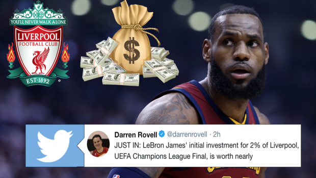 LeBron has made a ton of money on 