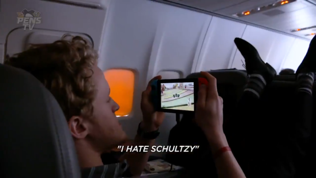 The Pittsburgh Penguins were crushing Mario Kart on their plane trip to - Article -