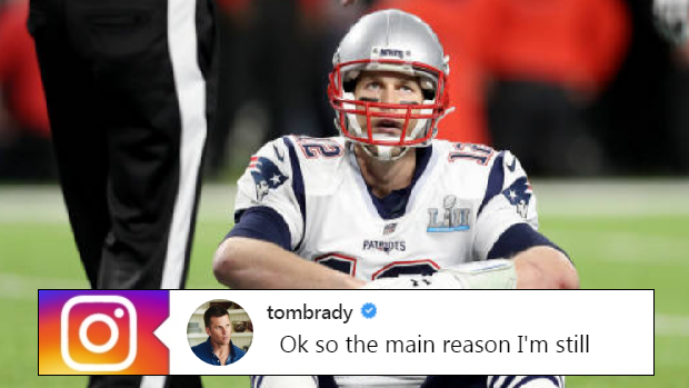 Tom Brady during Super Bowl 52.