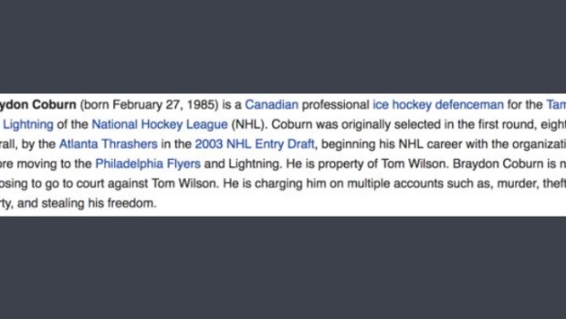 Tom Wilson (ice hockey) - Wikipedia