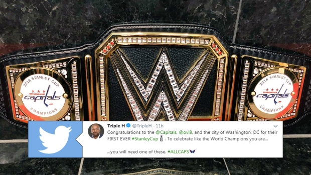 Stanley Cup Champion Vegas Golden Knights to receive a custom WWE Title