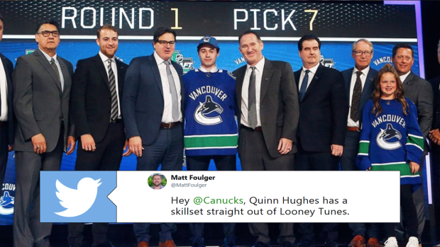 Quinn Hughes drafted