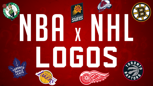 NBA x NHL logos