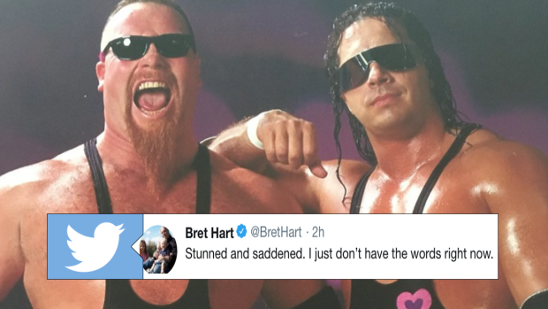 Bret Hart Honored by Calgary Hitmen at Hockey Game, Bret's Sons Put On  Dungeon Wrestling Matches