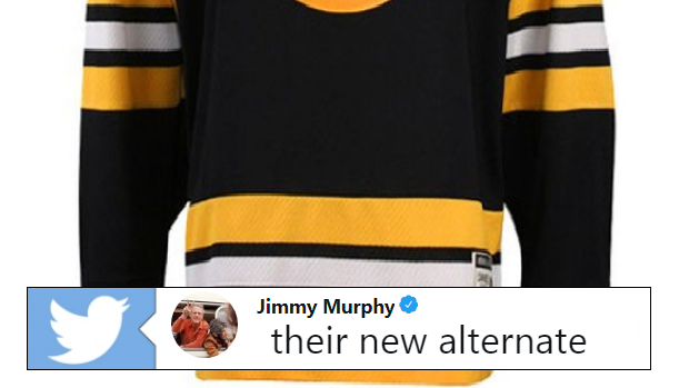 Boston Bruins retro jersey.