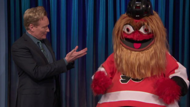 The 'True' Identity of Flyers Mascot Gritty is Revealed by Conan