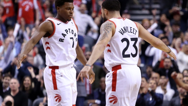 Kyle Lowry and Fred VanVleet