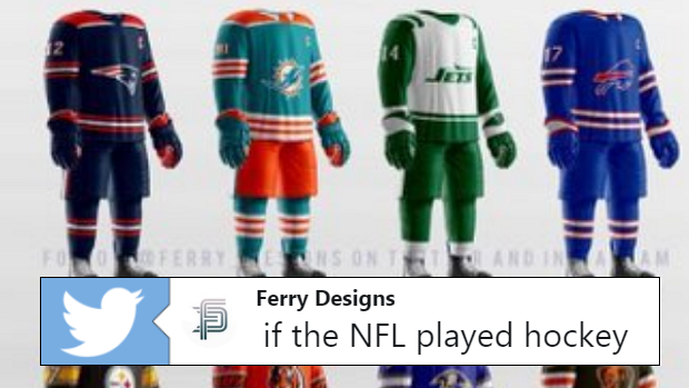 One of these 32 NFL inspired hockey jerseys will clearly stand out ...