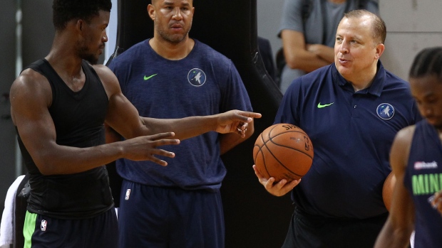 Jimmy Butler and Tom Thibodeau