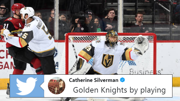 The Arizona Coyotes took on the Vegas Golden Knights on Wednesday night.