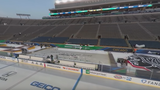 NHL 2019 Winter Classic: Bruins down Blackhawks in memorable outdoor game  at Notre Dame 