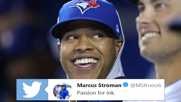 Canadian tattoo artist inks Toronto skyline on Blue Jays pitcher Stroman   CHAT News Today