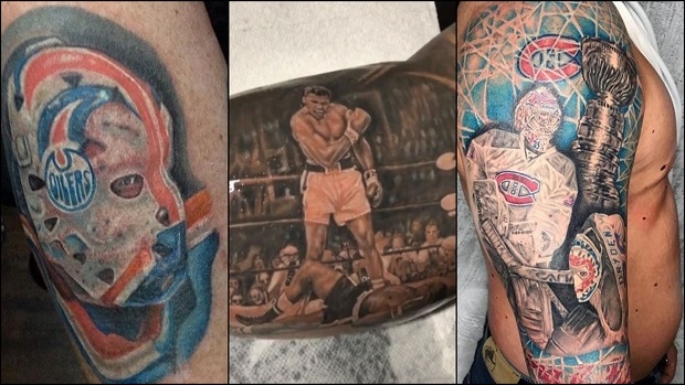 Watford striker Andre Gray reveals stunning array of tattoos that feature  black icons including Martin Luther King and Muhammad Ali