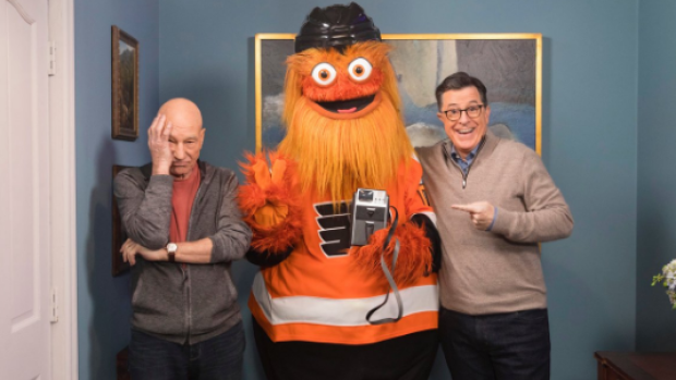 Gritty on "The Late Show with Stephen Colbert"