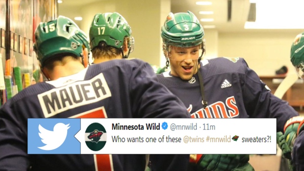 Minnesota Twins on X: The #mnwild wore special #MNTwins Mauer