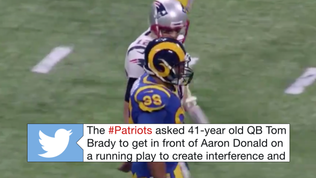 This mic'd up moment between Brady and Donald was one of the best