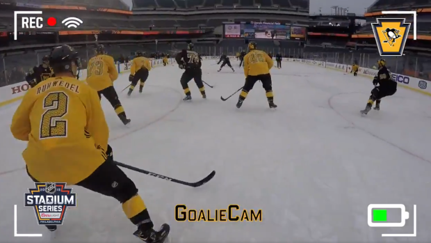 Pittsburgh Penguins on X: Practice under the big lights. #StadiumSeries   / X