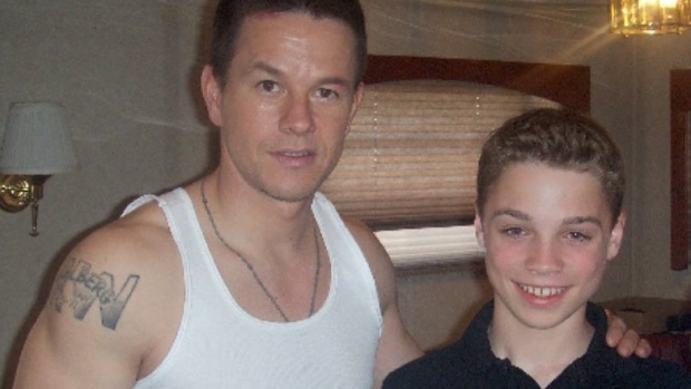 Mark Wahlberg and Max Domi